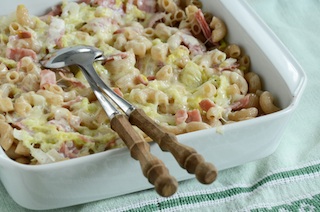 Teigwarenauflauf mit Chinakohl